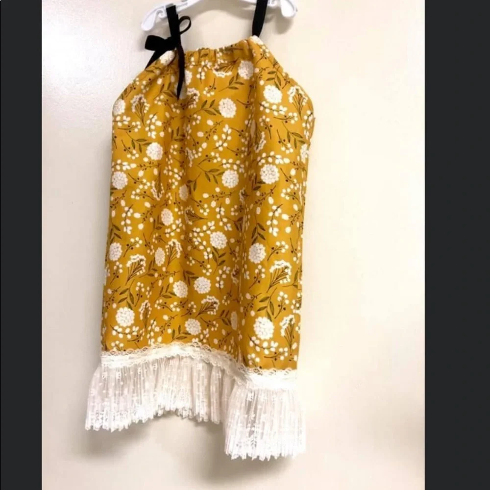 Dandelion Wishes toddler dress - Picture 1 of 5